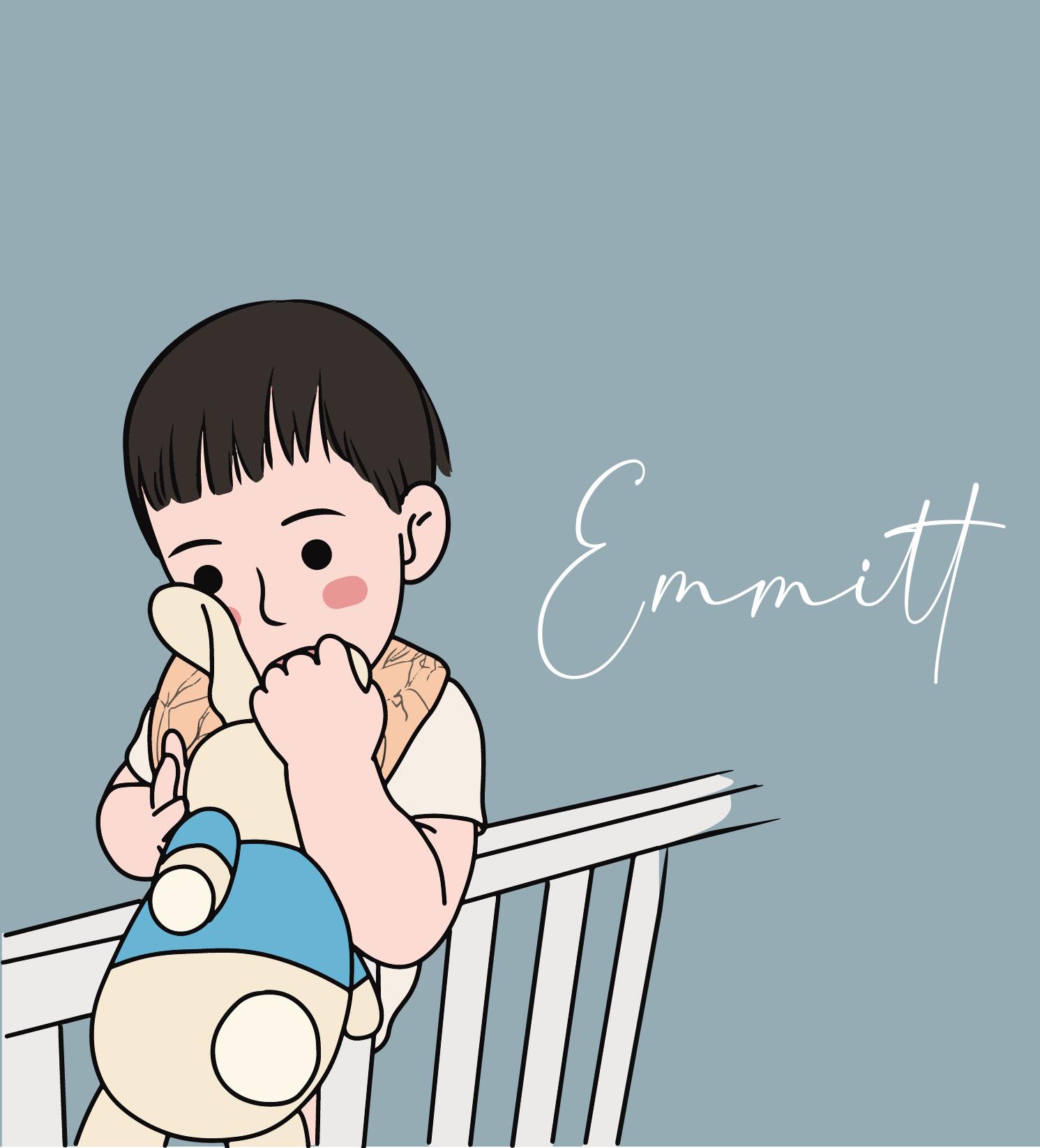 文章預覽：與各位好朋友、粉絲們分享小犬Emmitt的10個月真人Q版…