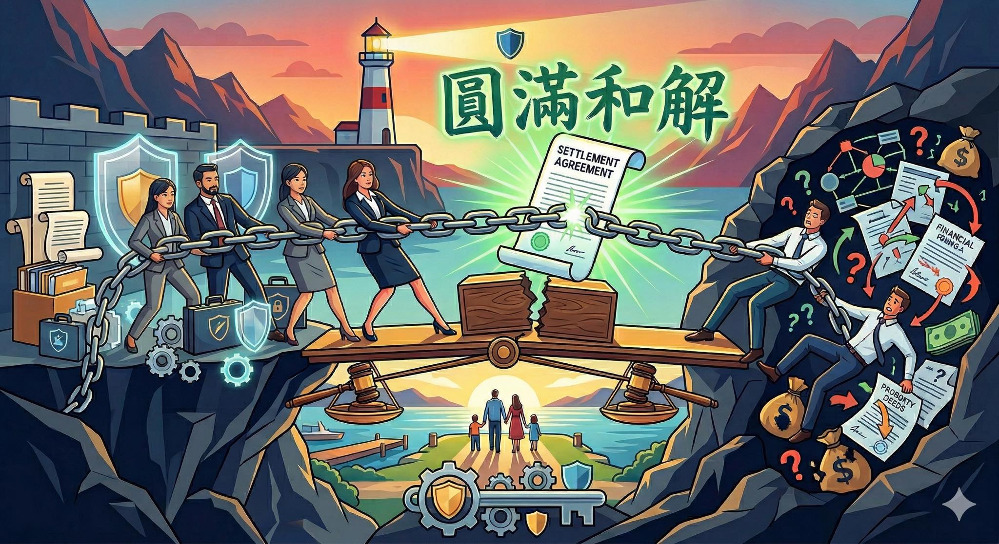 文章預覽：「纏訟三年的離婚案，如何在我們手上和平落幕」